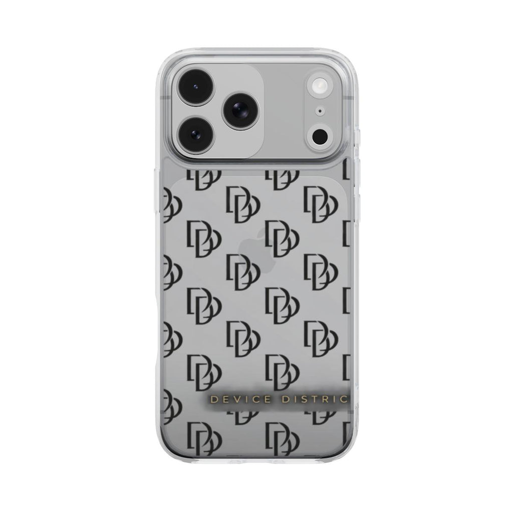 Device District DD Monogram Clear Case