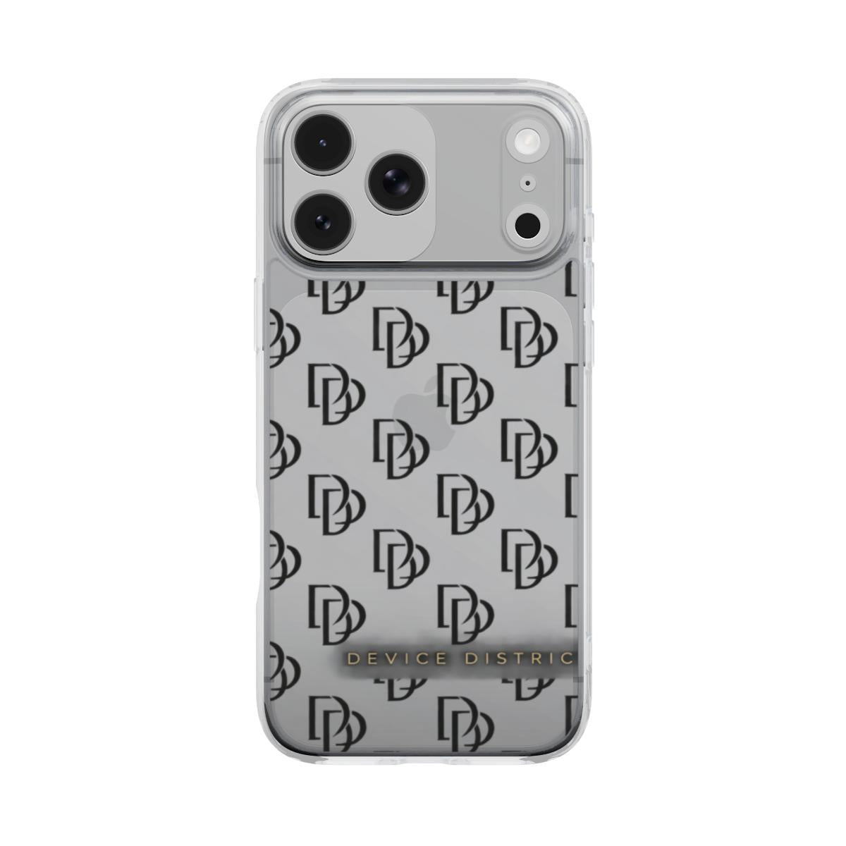Device District DD Monogram Clear Case