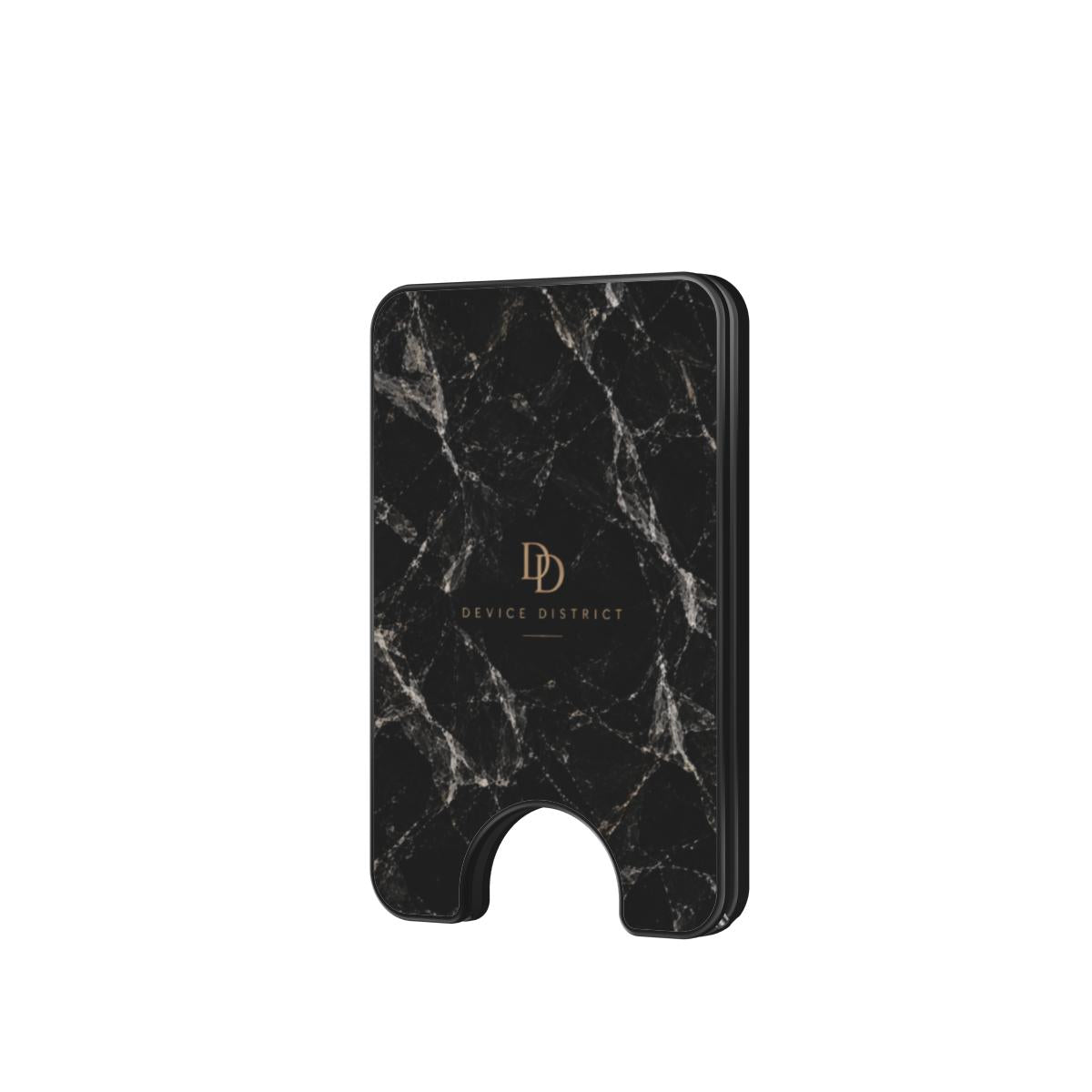 Black Marble Magnetic wallet